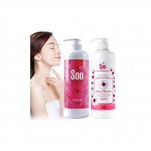 청정미인 퍼퓸 바디로션 1000ml 1+1  총 2000ml 고보습 대용량